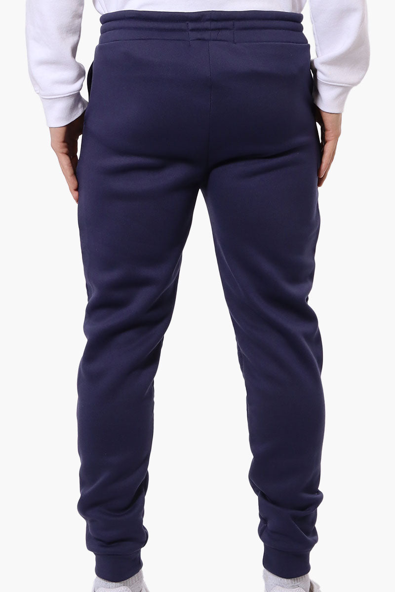 Essentials Super Triple Goose Basic Tie Waist Joggers - Navy - Mens Joggers & Sweatpants - Canada Weather Gear