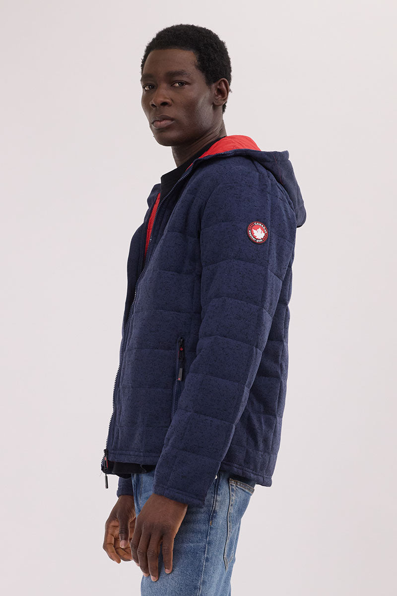 Canada Weather Gear Zip Up Hooded Lightweight Jacket - Navy
