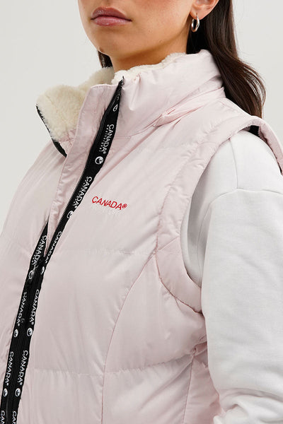 Canada Weather Gear Zip Off Sleeve Parka Jacket - Blush - Womens Parka Jackets - Canada Weather Gear