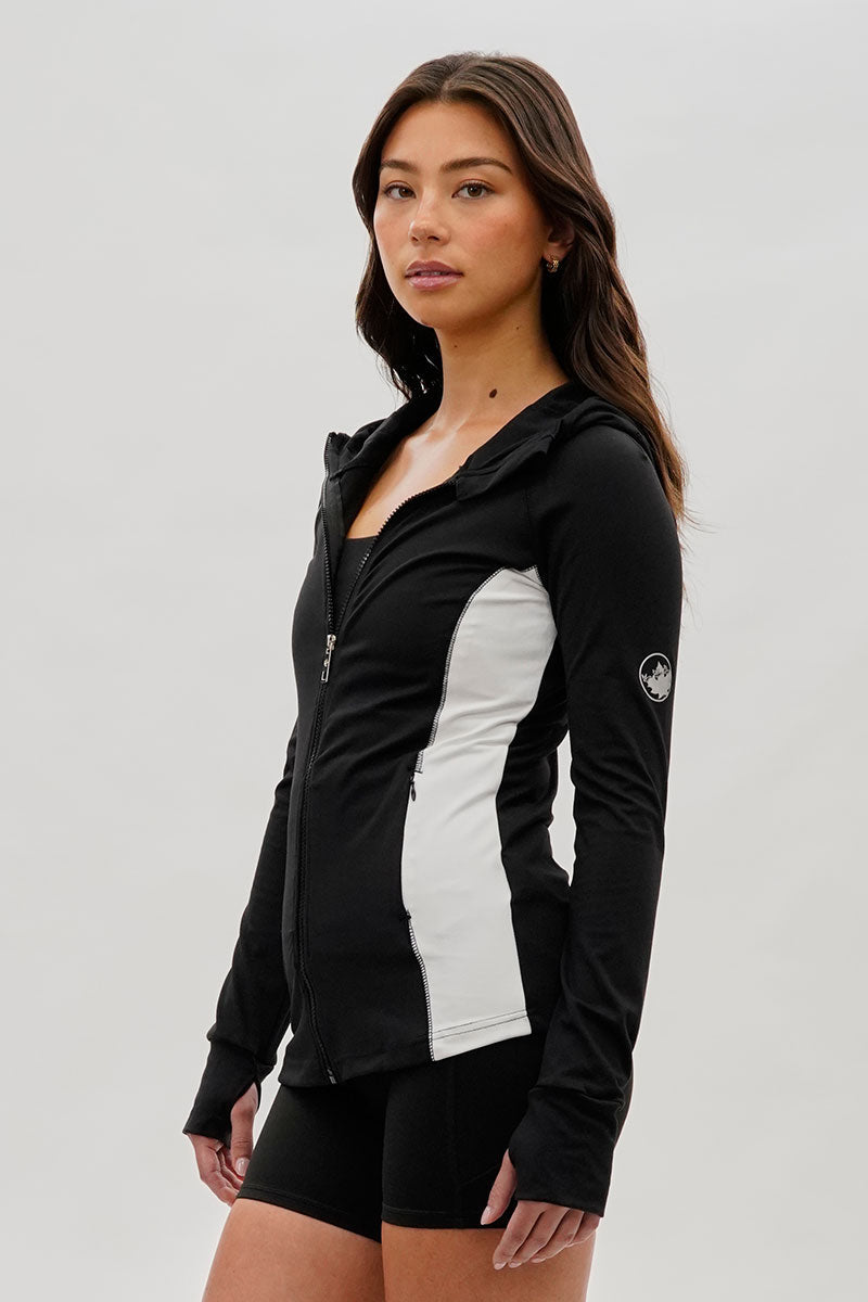Canada Weather Gear Zip Up Yoga Lightweight Jacket - Black - Womens Lightweight Jackets - Canada Weather Gear