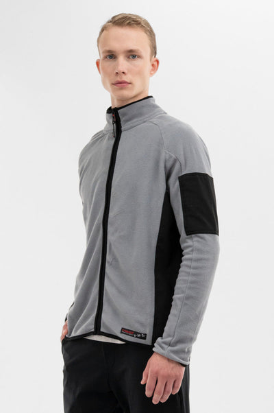Canada Weather Gear Zip Up Utility Pocket Lightweight Jacket - Grey