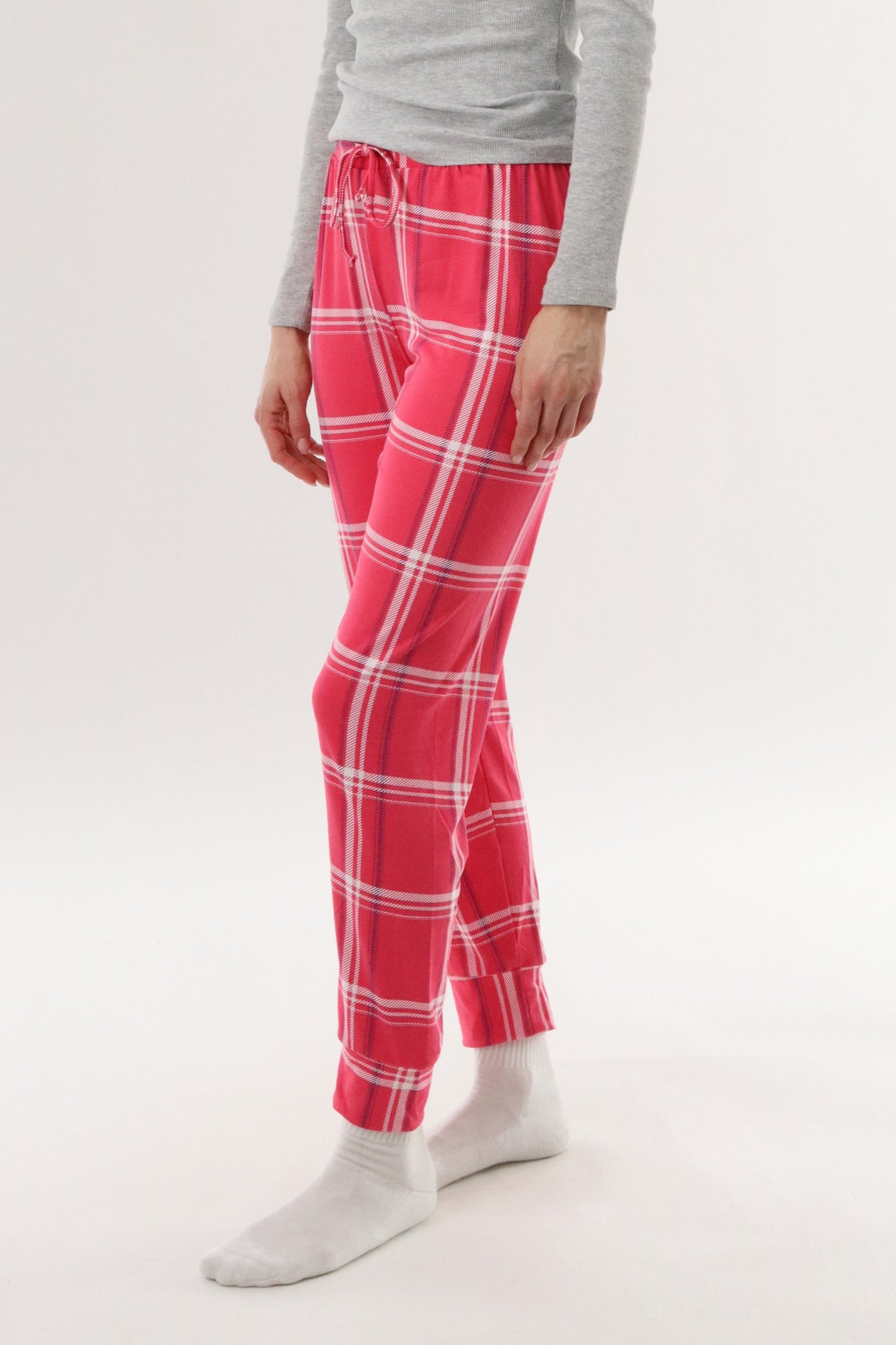 Canada Weather Gear Jogger Pajama Pants - Pink - Womens Pajamas - Canada Weather Gear