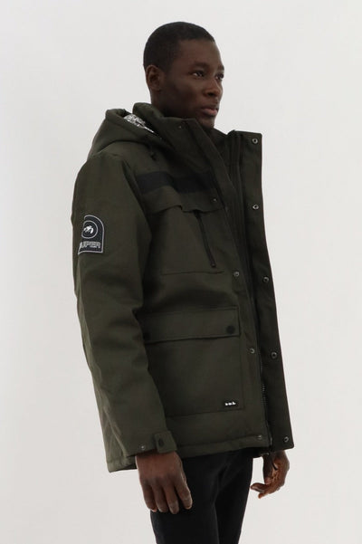 Super Triple Goose Utility Parka Jacket - Green - Mens Parka Jackets - Canada Weather Gear