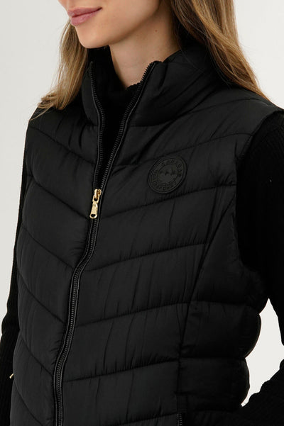 Canada Weather Gear Chevron Quilted Vest - Black