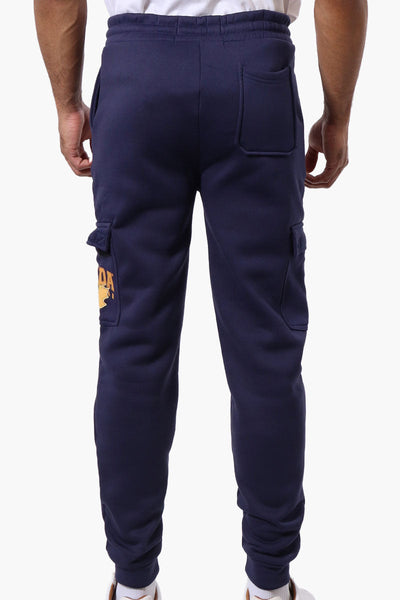 Canada Weather Gear Tie Waist Cargo Joggers - Navy - Mens Joggers & Sweatpants - Canada Weather Gear