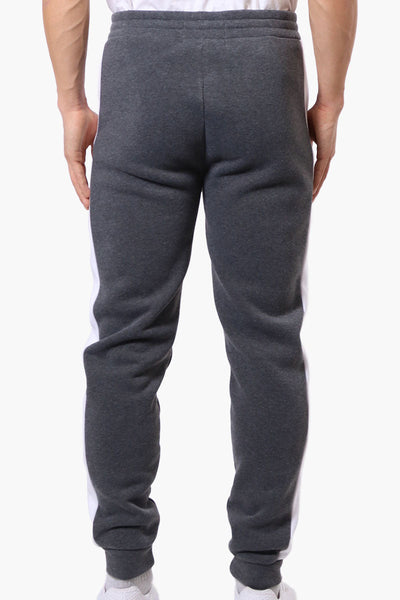 Essentials Super Triple Goose Side Stripe Tie Waist Joggers - Grey - Mens Joggers & Sweatpants - Canada Weather Gear