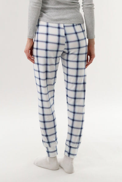 Canada Weather Gear Jogger Pajama Pants - White - Womens Pajamas - Canada Weather Gear
