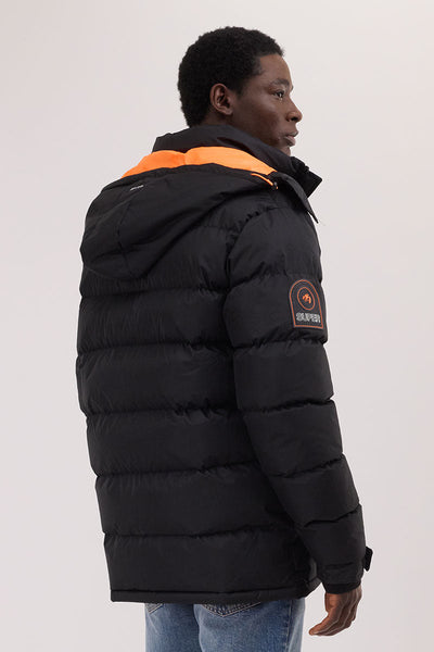 Super Triple Goose Thermal-Foil Lining Bomber Jacket - Orange