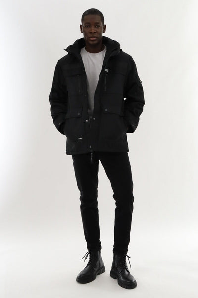 Super Triple Goose Utility Parka Jacket - Black - Mens Parka Jackets - Canada Weather Gear