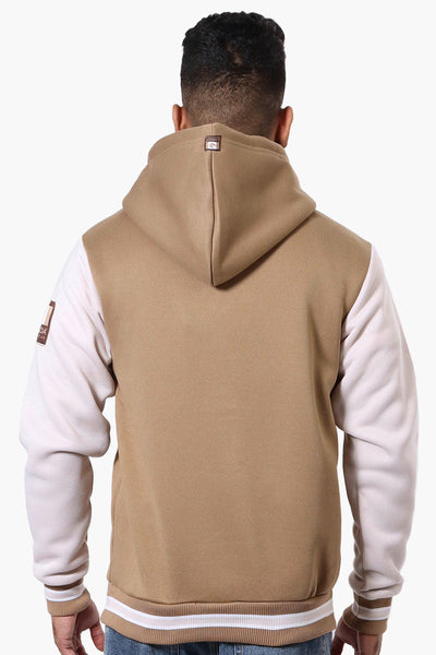 Canada Work Gear Button Up Hoodie - Camel - Mens Hoodies & Sweatshirts - Canada Weather Gear