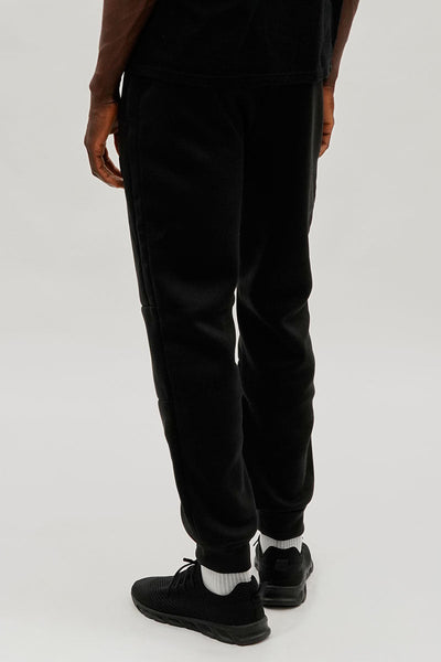 Super Triple Goose Basic Zipper Pocket Joggers - Black