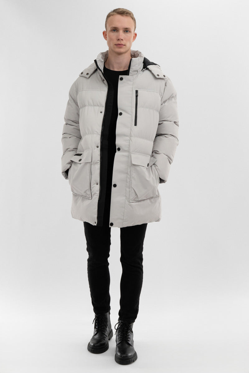 Canada Weather Gear Puffer Parka Jacket - White