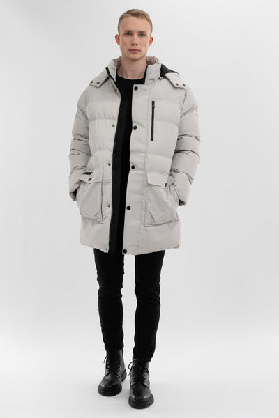 Canada Weather Gear Puffer Parka Jacket - White