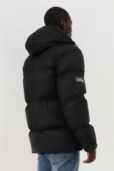 Super Triple Goose Puffer Parka Jacket - Black - Mens Parka Jackets - Canada Weather Gear