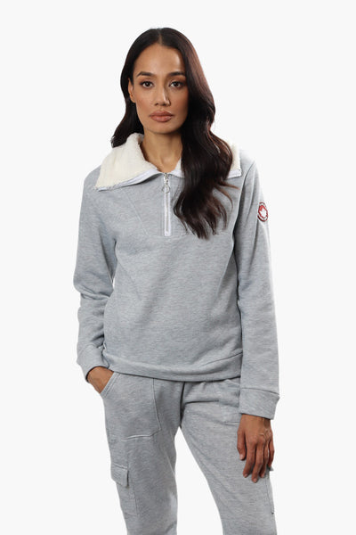 Canada Weather Gear Solid Tunic Hoodie - Grey
