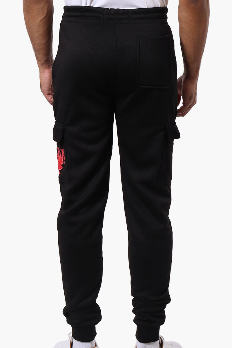 Canada Weather Gear Tie Waist Cargo Joggers - Black - Mens Joggers & Sweatpants - Canada Weather Gear