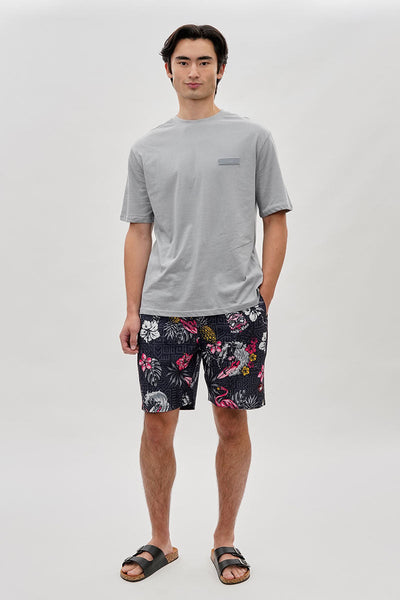 Essentials Super Triple Goose Logo Print Tee - Grey - Mens Tees & Tank Tops - Canada Weather Gear