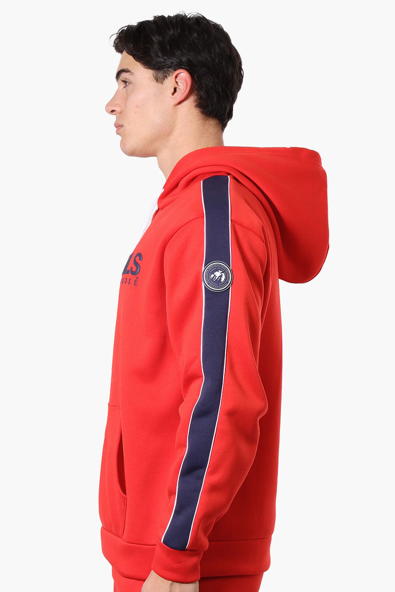 Essentials Super Triple Goose Chest Logo Hoodie - Red - Mens Hoodies & Sweatshirts - Canada Weather Gear