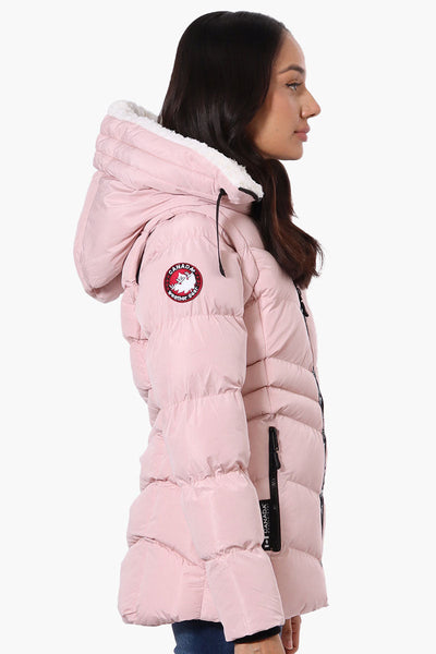 Canada Weather Gear Zip Off Sleeve Bomber Jacket - Pink - Womens Bomber Jackets - Canada Weather Gear