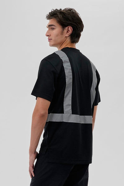 Canada Work Gear Hi-Vis Short Sleeve Tee - Black - Mens Tees & Tank Tops - Canada Weather Gear