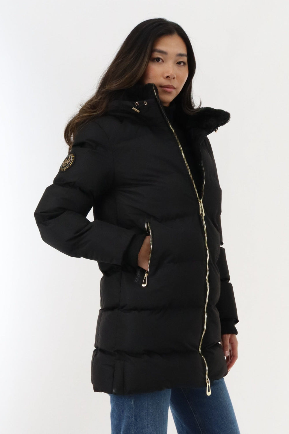 knee length dresses for ladies Grace Women's A-Line Coat – Nobis main image 0