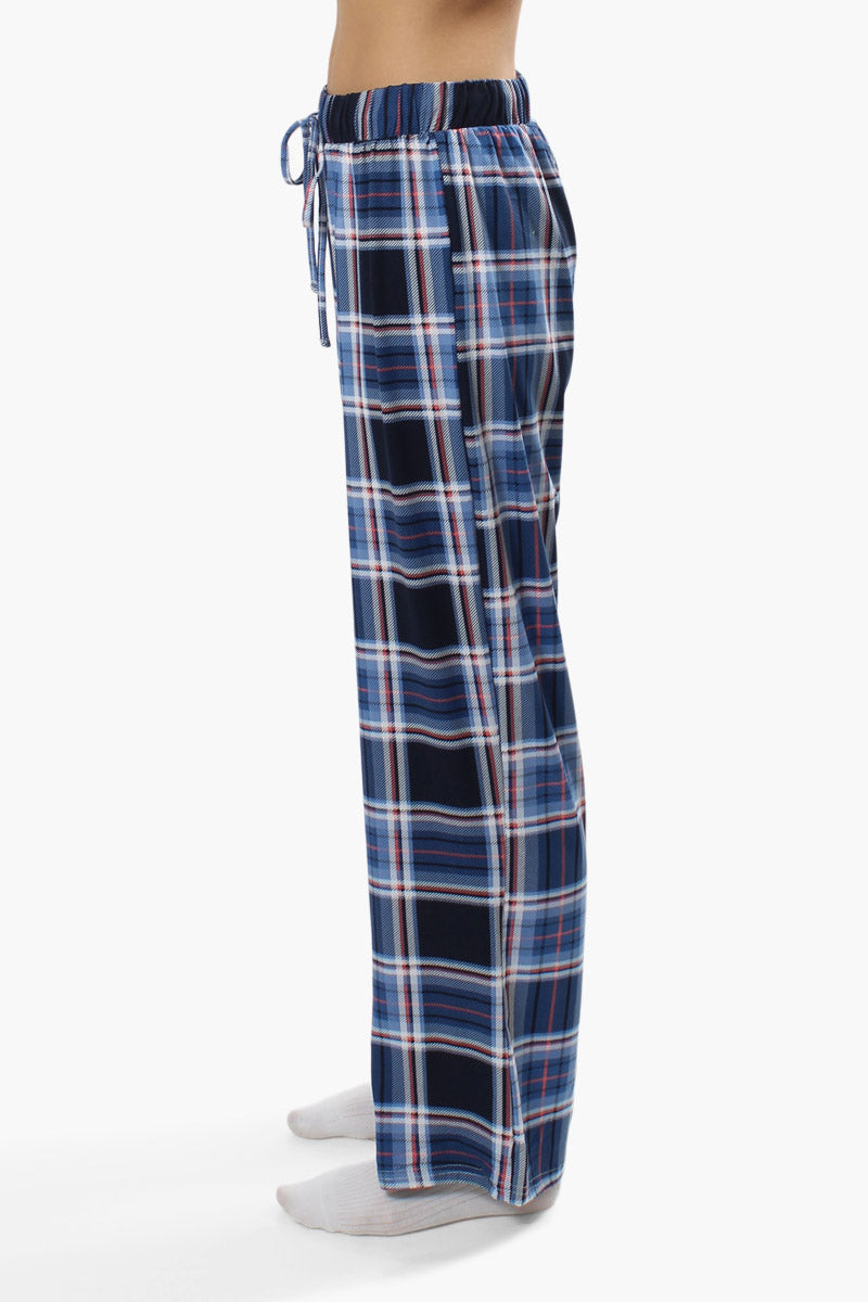 Canada Weather Gear Plaid Print Pajama Pants - Blue - Womens Pajamas - Canada Weather Gear