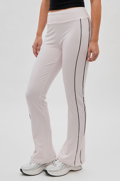 Super Triple Goose Side Piping Detail Active Pants - Blush - Womens Pants - Canada Weather Gear