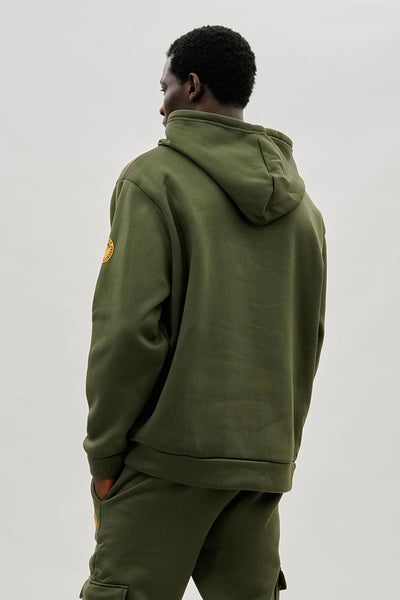 Canada Weather Gear Bear Print Hoodie - Olive