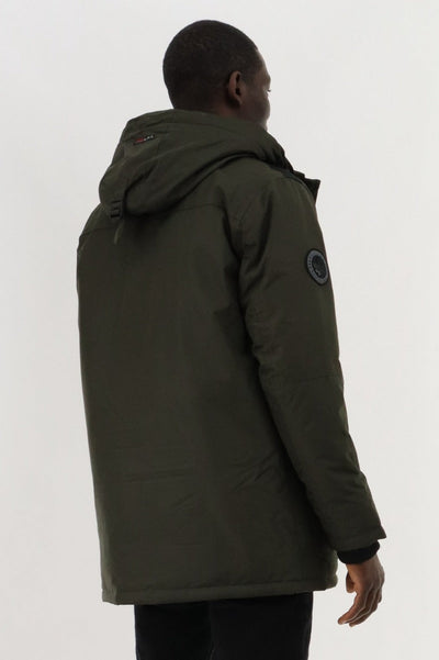 Canada Weather Gear Multi Pocket Parka Jacket - Green - Mens Parka Jackets - Canada Weather Gear