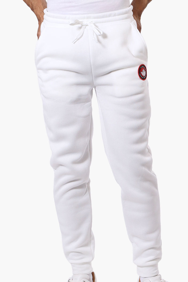 Canada Weather Gear Basic Tie Waist Joggers - White - Mens Joggers & Sweatpants - Canada Weather Gear