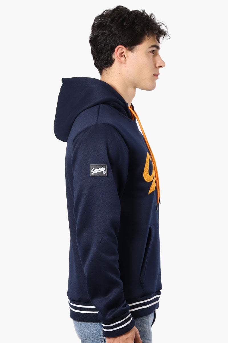 Canada Weather Gear Striped Cuff Hoodie - Navy