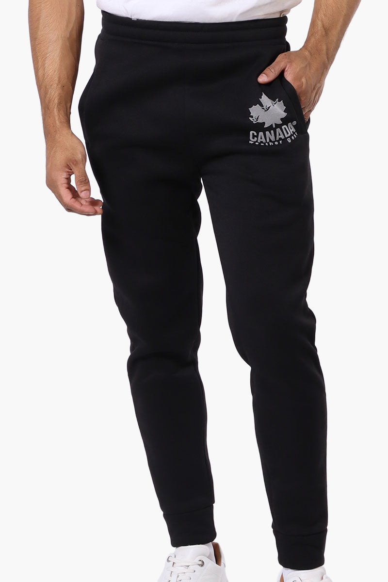 Canada Weather Gear Basic Solid Joggers - Black - Mens Joggers & Sweatpants - Canada Weather Gear