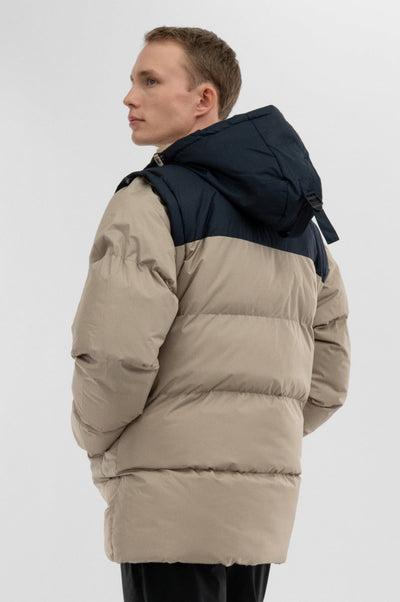 Canada Work Gear Removable Sleeve Parka Jacket - Beige