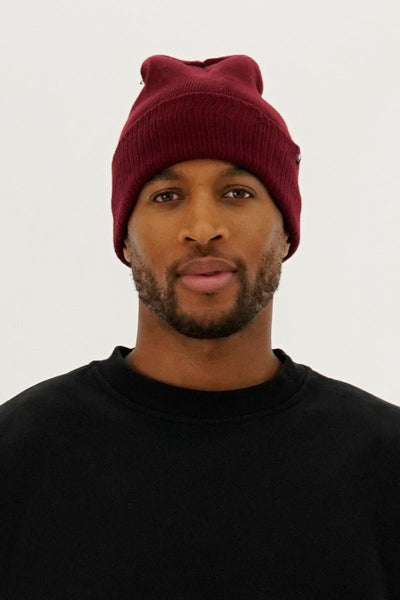 Canada Weather Gear Two-Pack Knit Hat - Burgundy - Mens Hats - Canada Weather Gear
