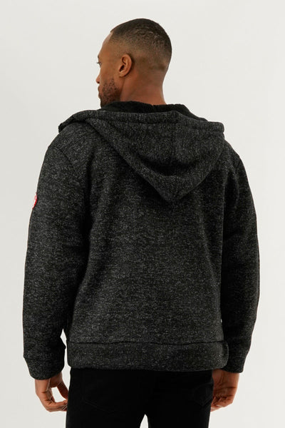 Canada Weather Gear Sherpa Lined Lightweight Jacket - Black - Mens Lightweight Jackets - Canada Weather Gear