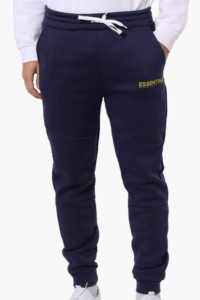 Essentials Super Triple Goose Basic Tie Waist Joggers - Navy - Mens Joggers & Sweatpants - Canada Weather Gear