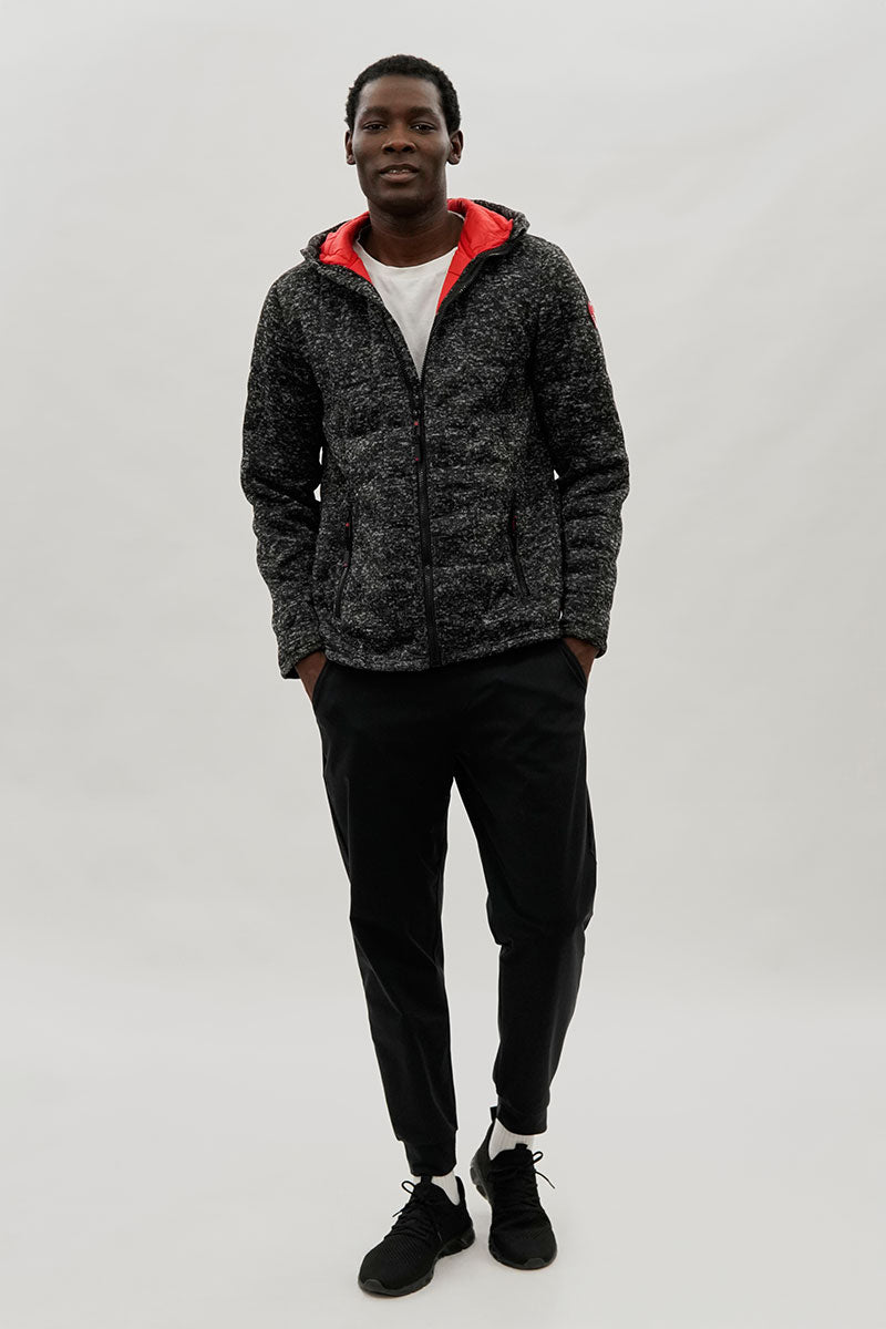 Canada Weather Gear Zip Up Hooded Lightweight Jacket - Black