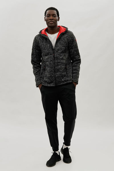 Canada Weather Gear Zip Up Hooded Lightweight Jacket - Black