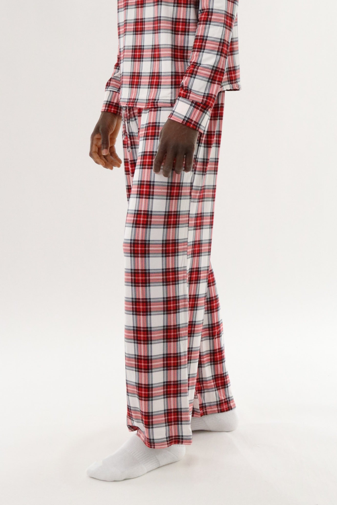 Canada Weather Gear Long Printed Pajama Pants - Red - Mens Pajamas - Canada Weather Gear