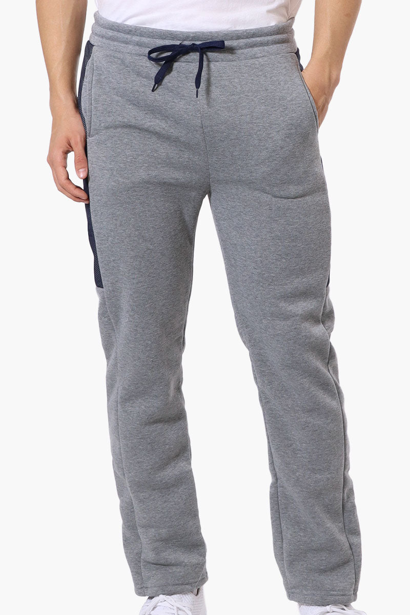 Essentials Super Triple Goose Side Mesh Insert Sweatpants - Grey - Mens Joggers & Sweatpants - Canada Weather Gear