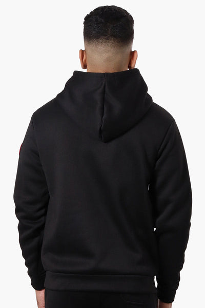 Canada Weather Gear Solid Embossed Logo Hoodie - Black - Mens Hoodies & Sweatshirts - Canada Weather Gear