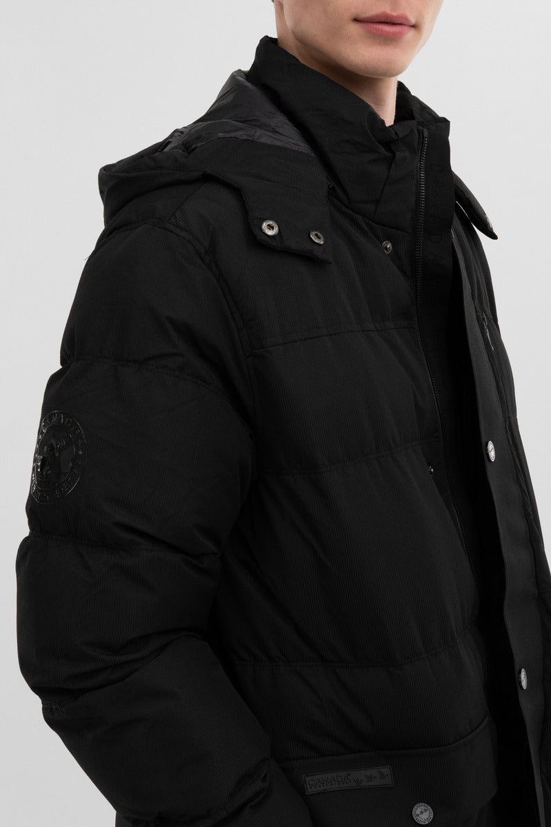 Canada Weather Gear Puffer Parka Jacket - Black