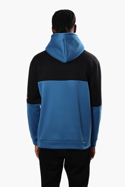 Super Triple Goose Colour Block Drawstring Hoodie - Blue - Mens Hoodies & Sweatshirts - Canada Weather Gear
