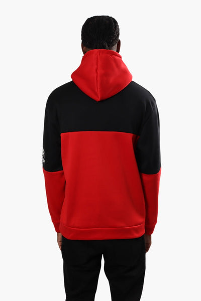 Super Triple Goose Colour Block Drawstring Hoodie - Red - Mens Hoodies & Sweatshirts - Canada Weather Gear