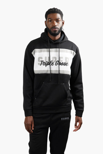 Super Triple Goose Printed Pullover Hoodie - Black - Mens Hoodies & Sweatshirts - Canada Weather Gear