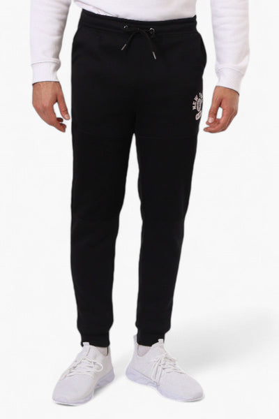 Super Triple Goose Tie Waist New York Print Joggers - Black - Mens Joggers & Sweatpants - Canada Weather Gear