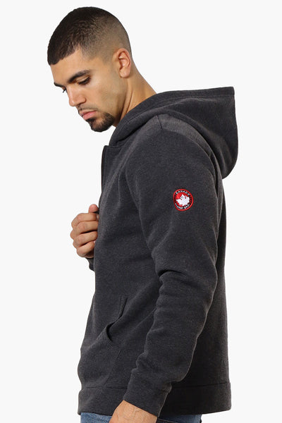 Canada Weather Gear Logo Zipper Detail Hoodie - Black - Mens Hoodies & Sweatshirts - Canada Weather Gear