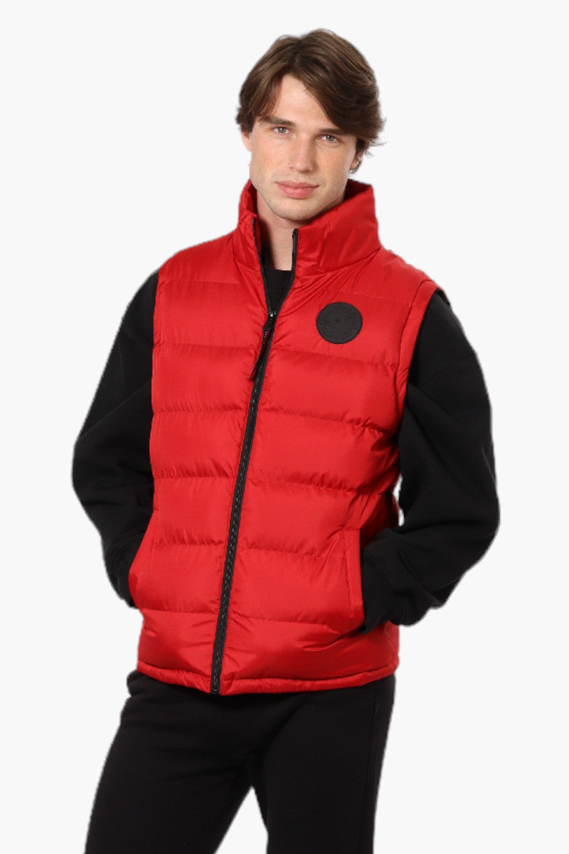 Canada Weather Gear Solid Bubble Vest - Red - Mens Vests - Canada Weather Gear