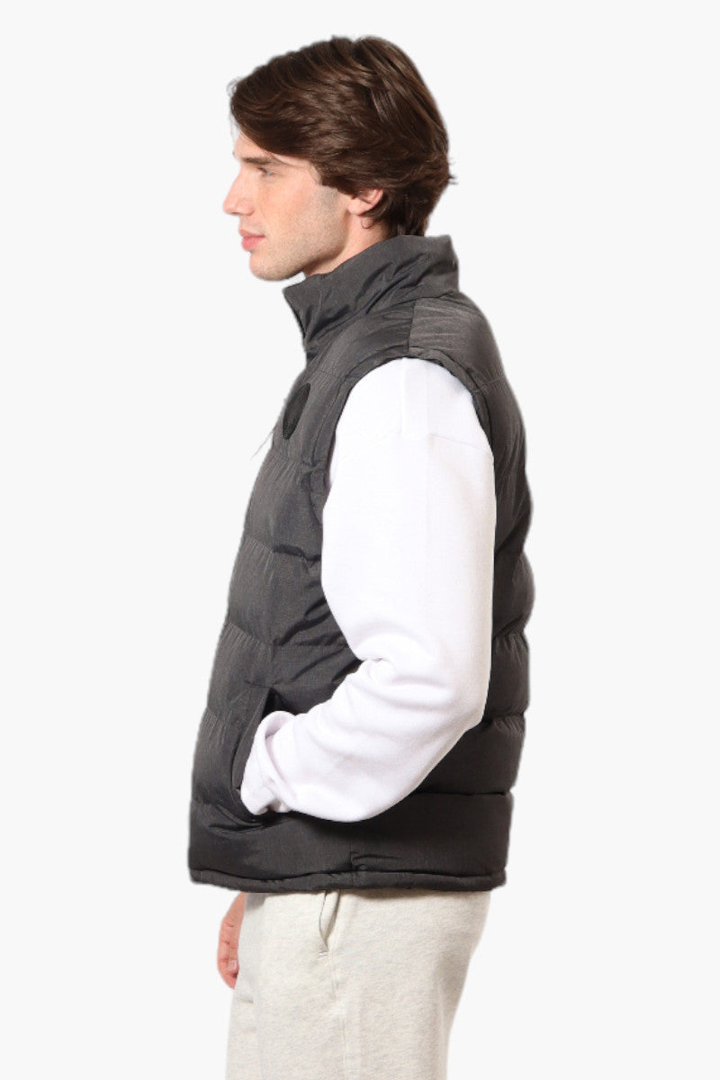 Canada Weather Gear Solid Bubble Vest - Grey - Mens Vests - Canada Weather Gear