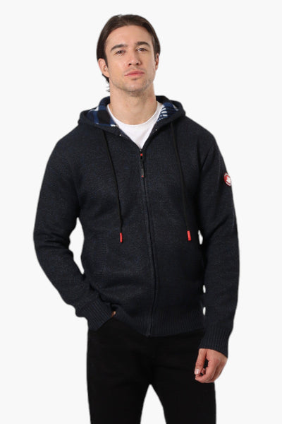 Canada Weather Gear Fleece Lined Hooded Lightweight Jacket - Navy - Mens Lightweight Jackets - Canada Weather Gear